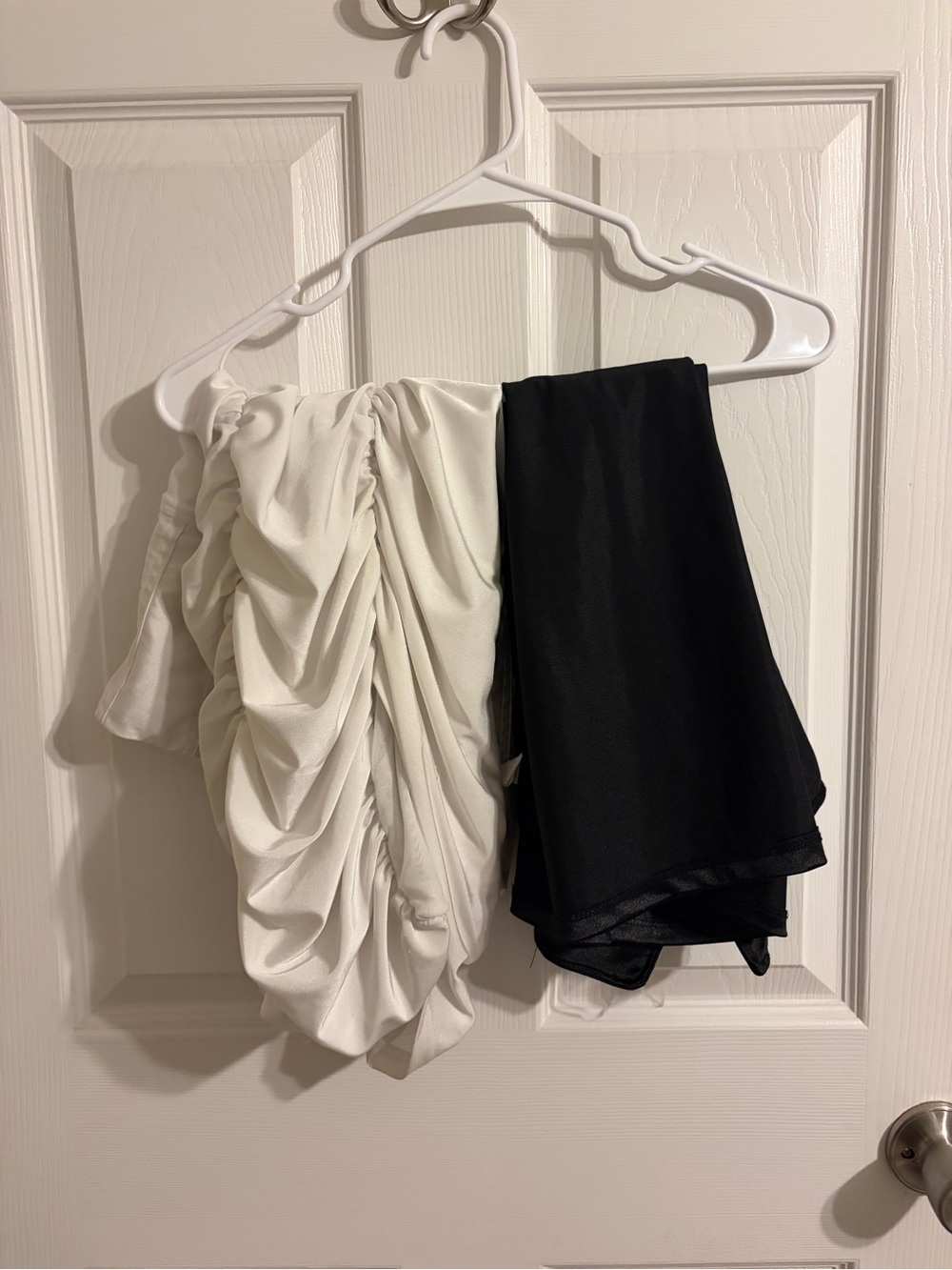 Strapless White Ruched Bodycon Dress - Women's Shapewear